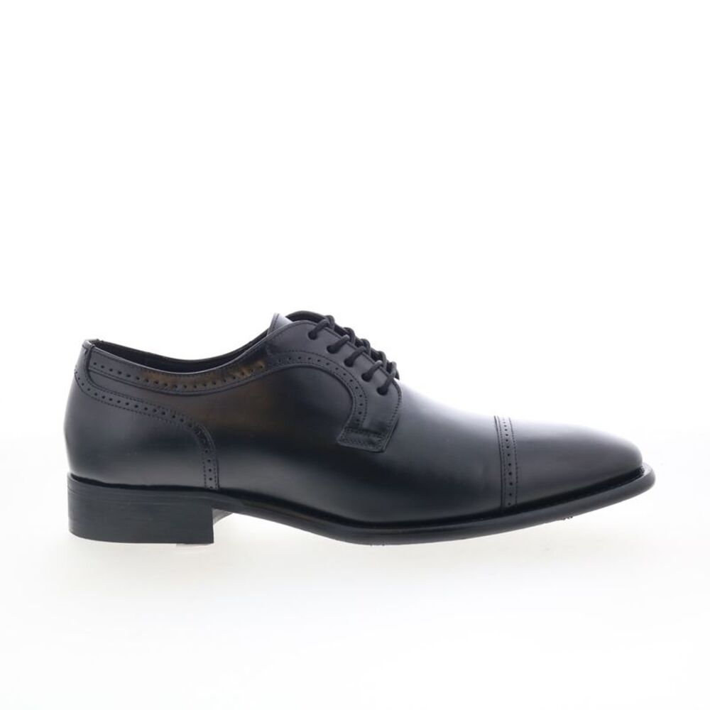 Johnston & Murphy Mens Cormac Cap Toe Black Shoes (NWT)